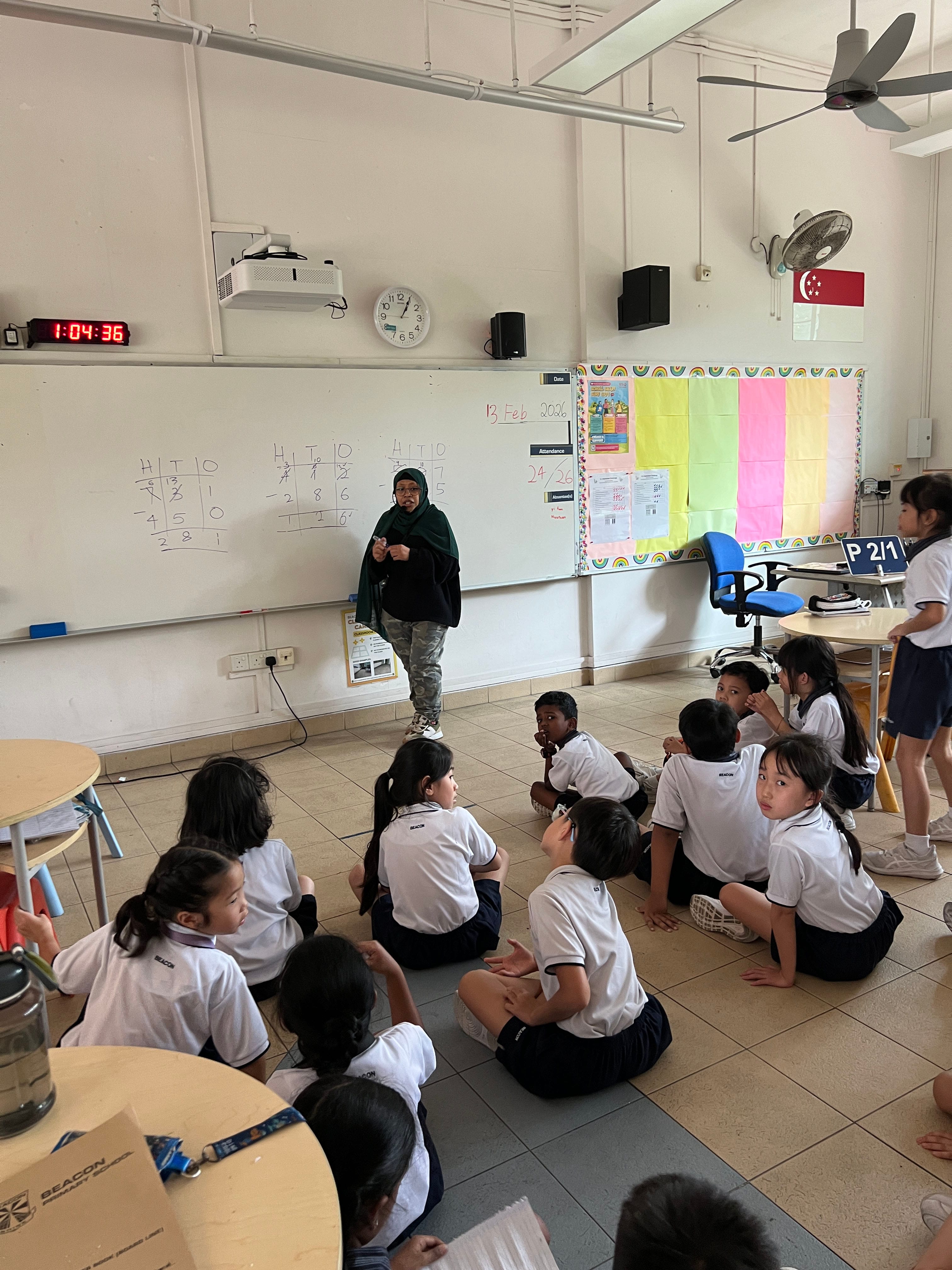 Despite the disruptions, our Beacons kept their focus and listened attentively to their teacher